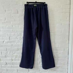 Daily Drills Navy Wide Leg Sweatpants